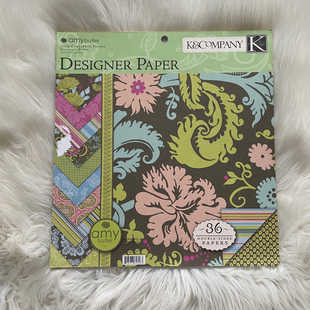 Scrap booking paper